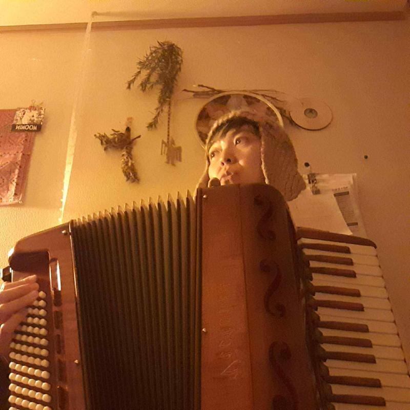 ロータス・フラワー・バンドwith富士忠洋 スペシャルゲスト、オラン（アコーディオン弾き語り）<